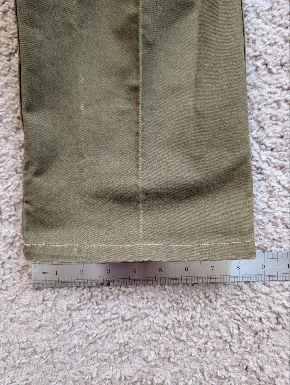 Kuhl Men Vintage Patina Olive Green Ryder Workwear Straight Leg Pants Size 32x30